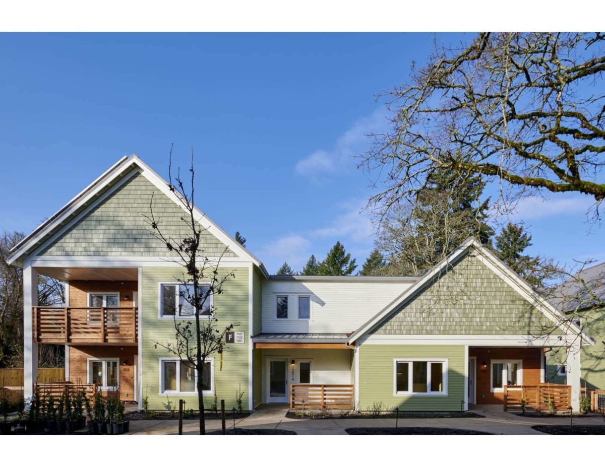 The Oaks Zero Energy Neighborhood at Rose Villa Senior Living Passive