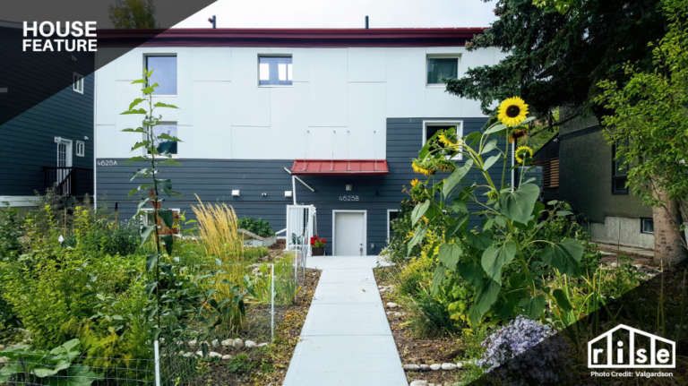 Passive House with a Permaculture Yard in Calgary