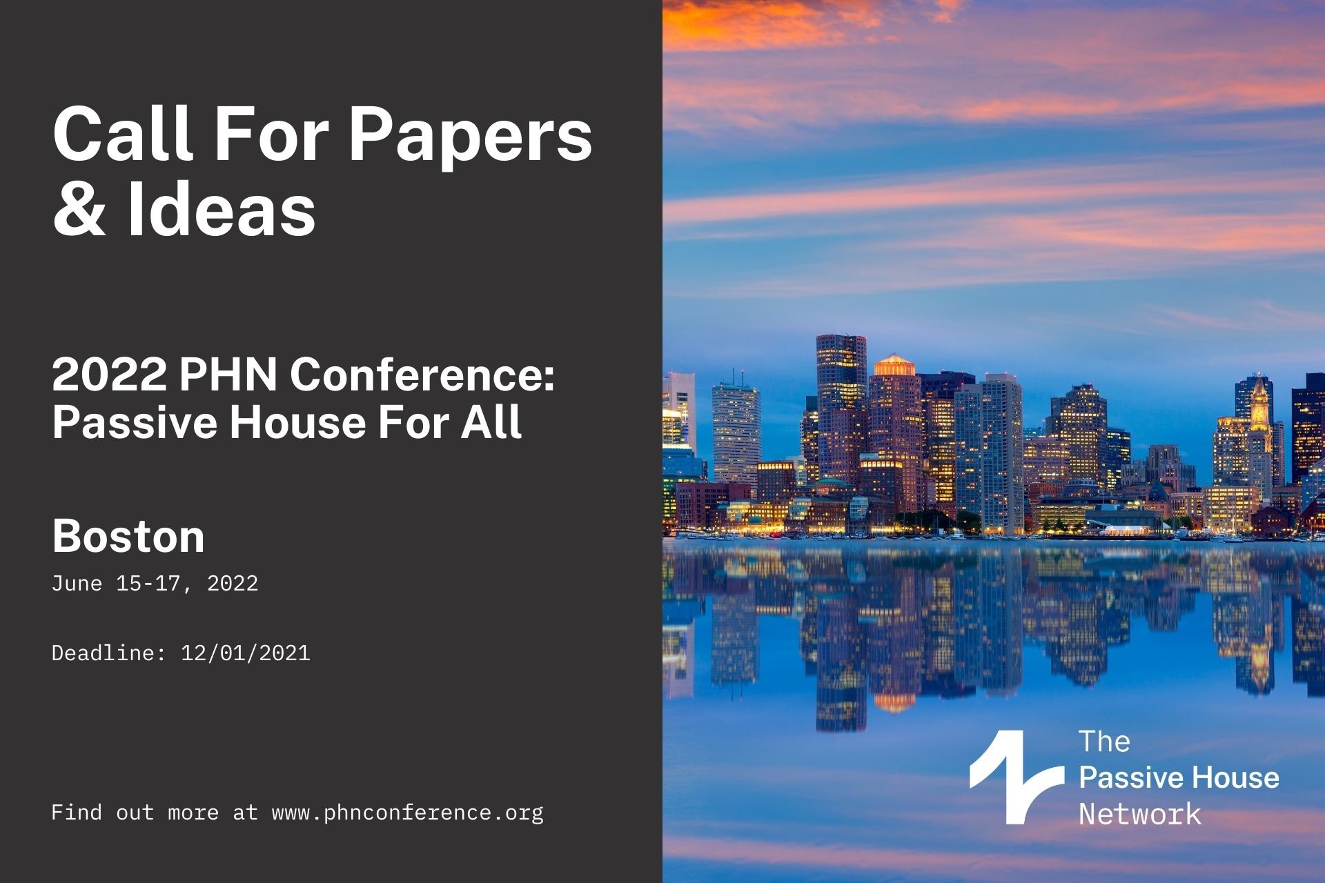 The Passive House Network Announces Call for Papers & Ideas for 2022 National Conference