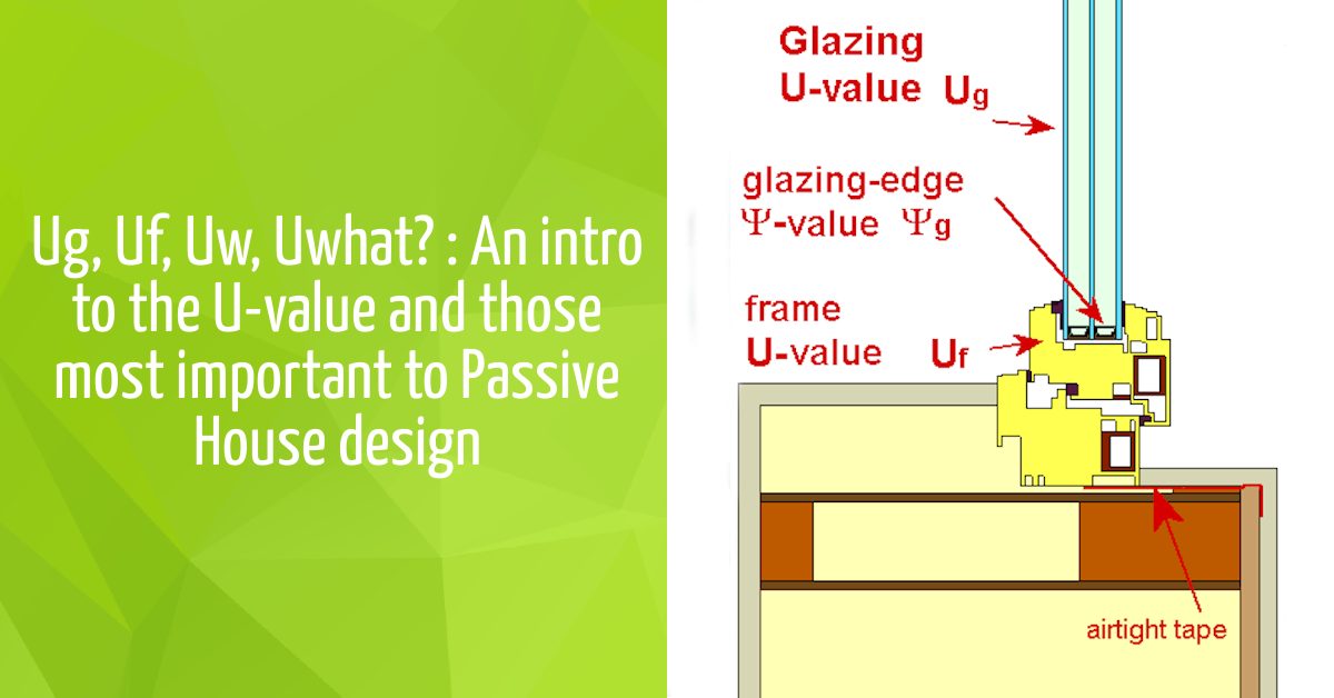 UG, UF, UW, UWHAT?: An Intro to the U-Value and Those Most Important to Passive House