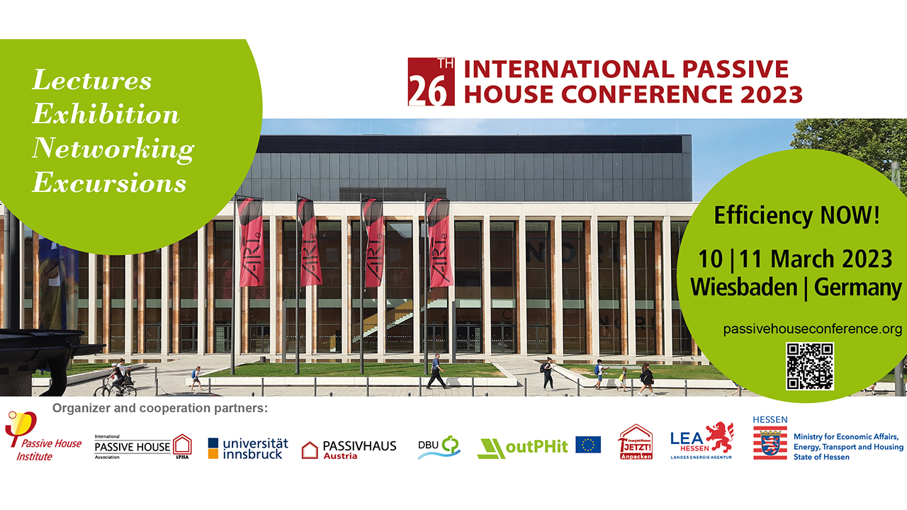26th International Passive House Conference | Early Bird Rate Until January 15th